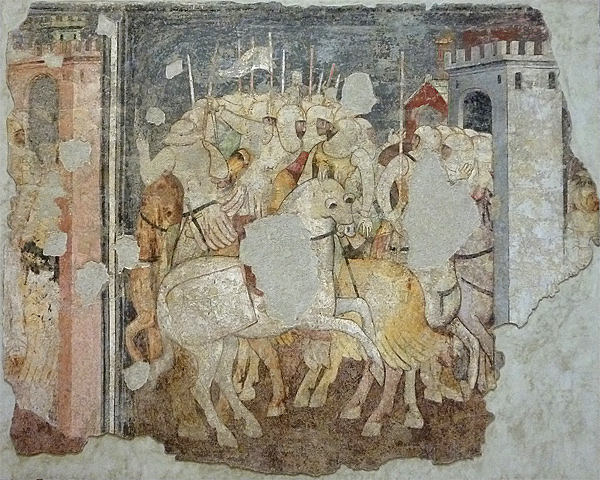 Mittelalterliches Wandgemälde