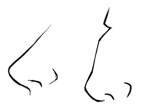 Mangafigur Nase zeichnen