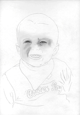 Baby-Portrait zeichnen